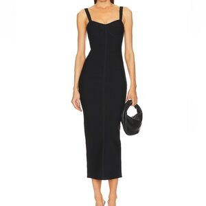 NWT Michael Costello Amyra Bandage Midi Dress